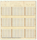 Model Scene - PL7-007 - Gapped Narrow Wooden Stockade Fence