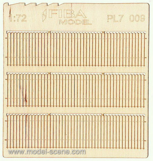 Model Scene - PL7-009 - Gapped Wooden Stockade Fence II