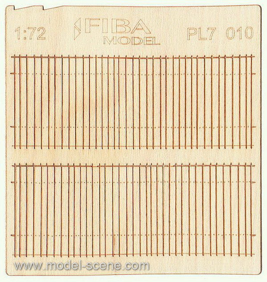 Model Scene - PL7-010 - Long Wooden Fence