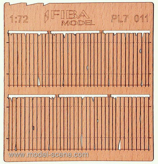 Model Scene - PL7-011 - Damaged Wooden Fence I