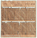 Model Scene - PL7-015 - Damaged Wooden Fence II