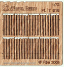 Model Scene - PL7-016 - Irregular Wooden Fence I