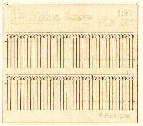 Model Scene - PL8-001 - Small Decorative Wooden Fence I