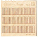 Model Scene - PL8-009 - Small Gapped Wooden Stockade Fence II