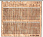 Model Scene - PL8-014 - Small Wooden Stockade Fence III