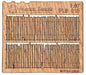 Model Scene - PL8-015 - Small Damaged Wooden Fence II