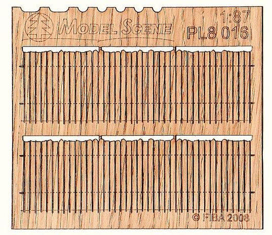 Model Scene - PL8-016 - Small Irregular Wooden Fence I