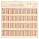 Model Scene - PL8-018 - Small Short Wooden Picket Fence