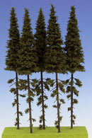 Model Scene - SK250 - Spruce Trees with Trunks (230-270mm)