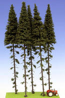 Model Scene - SK300 - Spruce Trees with Trunks (280-320mm)