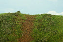 Model Scene - F542 - Grass Mat with Dirt Track in Early Summer (18x28cm)