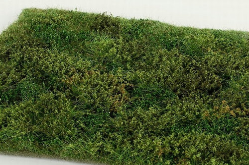 Model Scene - F572 - Wild Area with Bushes Mat in Early Summer (18x28cm)
