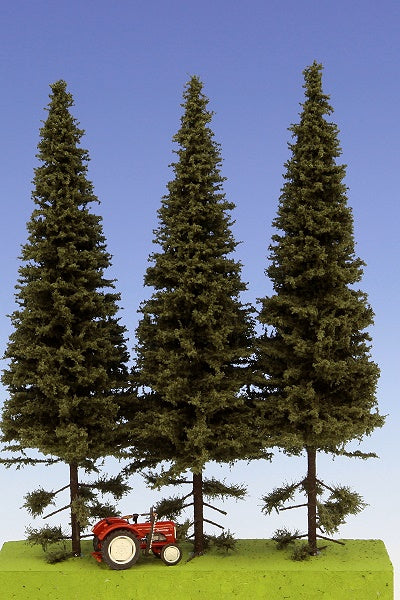 Model Scene - SK202 - Spruce Trees with Short Trunks (180-220mm)