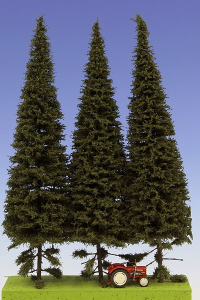 Model Scene - SK252 - Spruce Trees with Short Trunks (230-270mm)