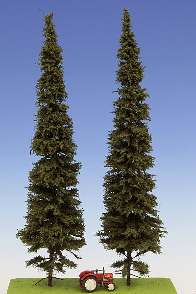 Model Scene - SK302 - Spruce Trees with Short Trunks (280-320mm)