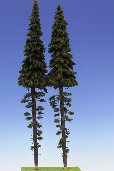 Model Scene - SK4400 - Spruce Trees with Trunks (400mm)