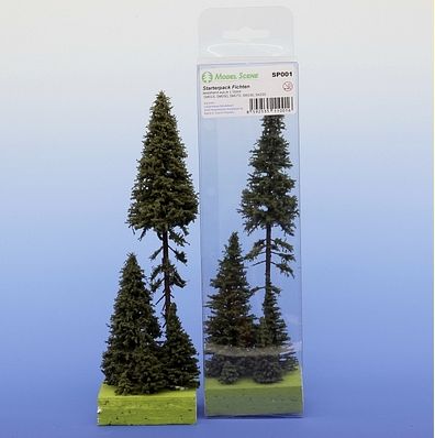 Model Scene - SP001 - Spruce Trees Starter Pack 1