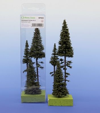 Model Scene - SP002 - Spruce Trees Starter Pack 2