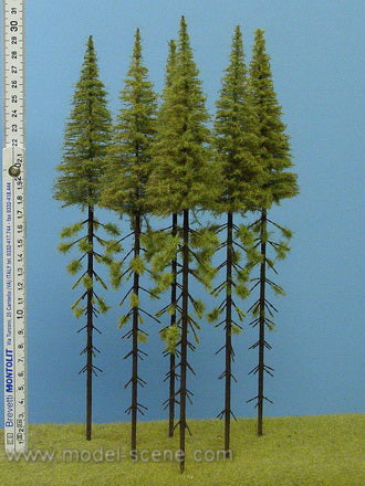Model Scene - MK300 - Larch Trees with Trunks (280-320mm)