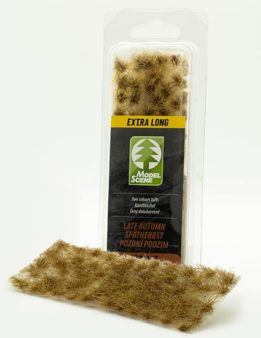 Model Scene - 050-95S - Extra Long Two Colour Grass Tufts in Late Autumn
