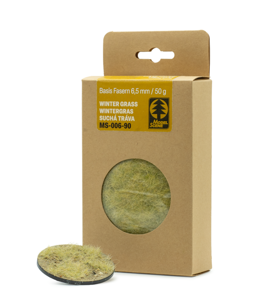 Model Scene - 006-90 - 6.5mm Grass Flock in Winter (50g)