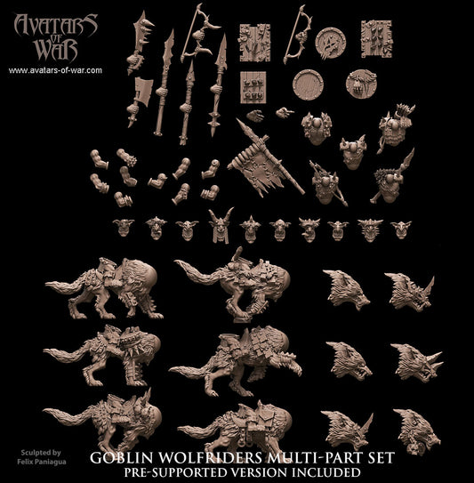 Goblin Wolf Rider Multi-Part Regiment