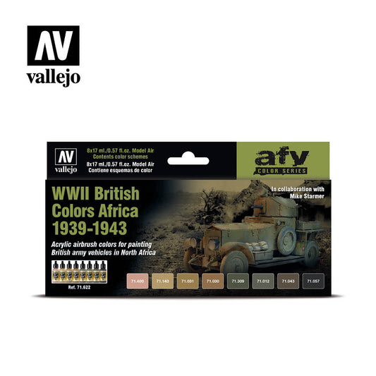 Vallejo Model Air British Colours (Africa 1939-43) Set