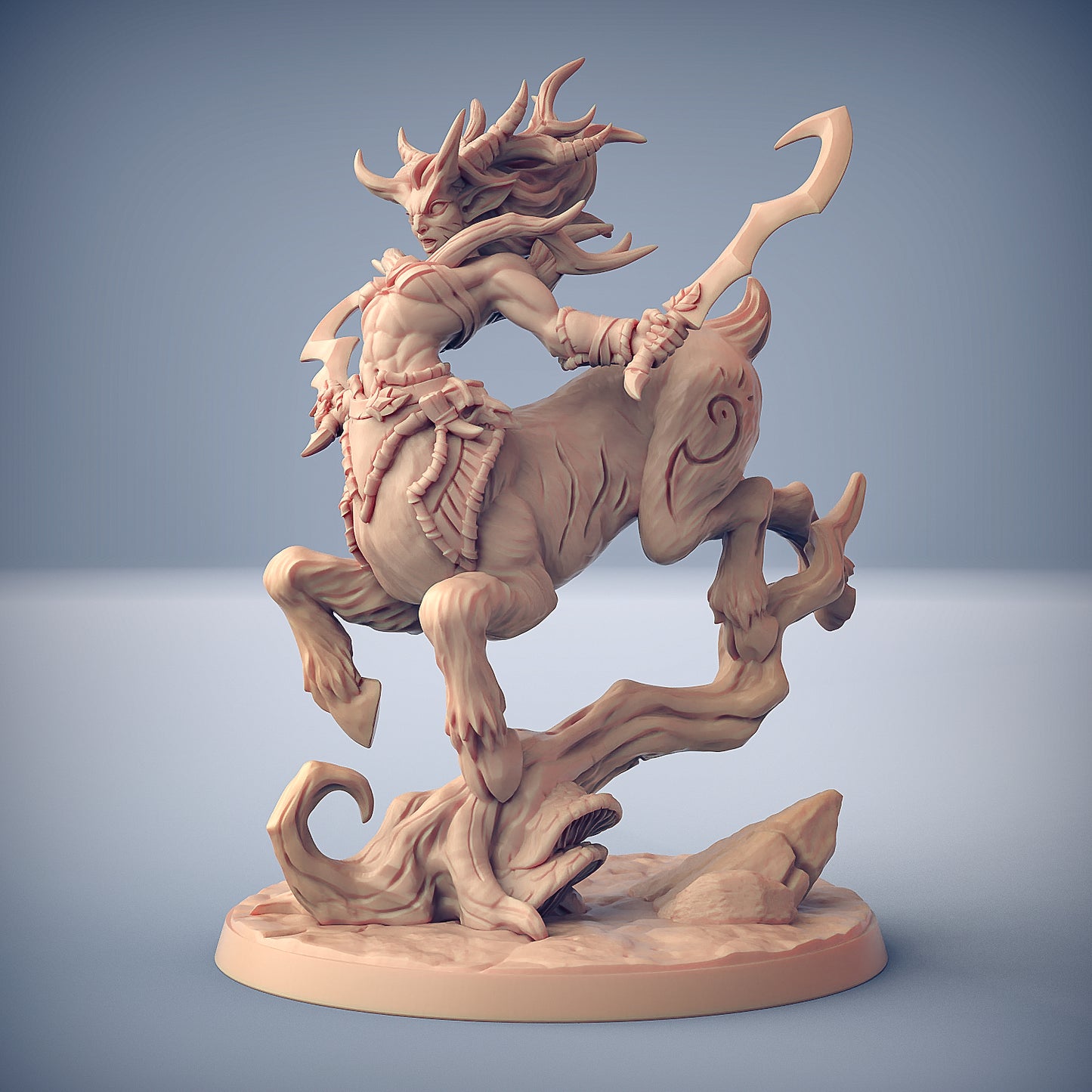 Toryden the Archdruid on Giant Ram with scenic base