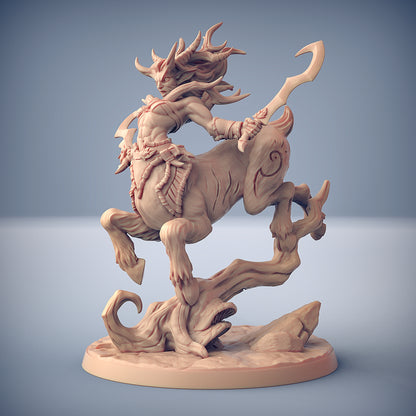 Toryden the Archdruid on Giant Ram with scenic base