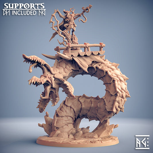 Kornutaaz the Plaguemancer on Plague Zeek with scenic base