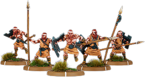 Spears of Dun Durn, Gairlom Unit (5x warriors)