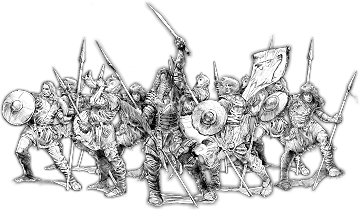 Youths of Stæford, Ḡeoguth Unit (10x warriors w cmd)