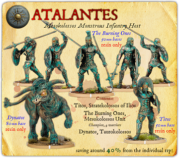 Atalantes Mesokolossos Monstrous Infantry Starter Host