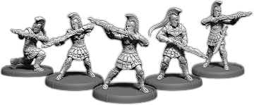 Ilios Vigil, Iliotoxotes of Ilios Unit (5x warriors w cmd)