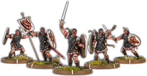 Warriors of Dyngonwy, Rhyfelwr Unit (5x warriors w cmd)