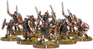 Warriors of Dyngonwy, Rhyfelwr Unit (10x warriors)