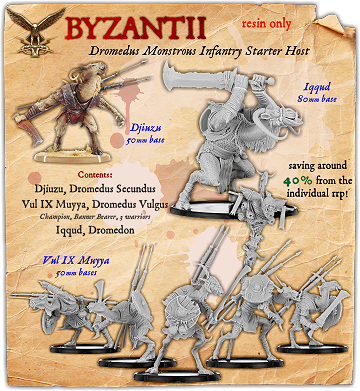 Byzantii Dromedus Monstrous Infantry Starter Host [2 for 1]