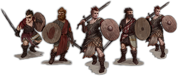 Warriors of Tara, Fiannagh Unit (5x warriors)