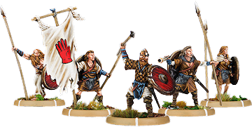 Men of Dún Geanainn, Sleanagh Unit (5x warriors w cmd)