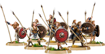 Men of Dún Geanainn, Sleanagh Unit (10x warriors)