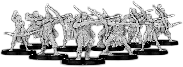 Baart's Warband, Reiver Hunter Unit (10x warriors w cmd)
