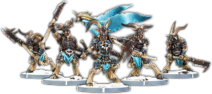 Gaalgar's Herd, Gul-Gabrax Unit (5x warriors w cmd)