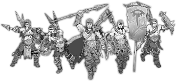 Tunaark's Raiders, Shieldwall Raider Unit (5x warriors w cmd)