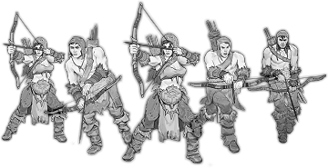 Qaamak's Hunters, Tusk Hunter Unit (5x warriors)