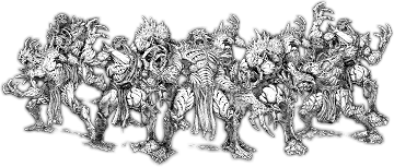 The Wicked of Mālæsc, Gryreghūl Unit (10x warriors w cmd)