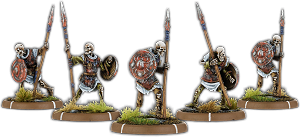 The Dead of Black Barrow, Wihtgār Unit (5x warriors) [half price]