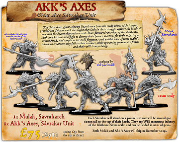 Mulak and Akk's Axes, Great Axe Sávrakar Unit