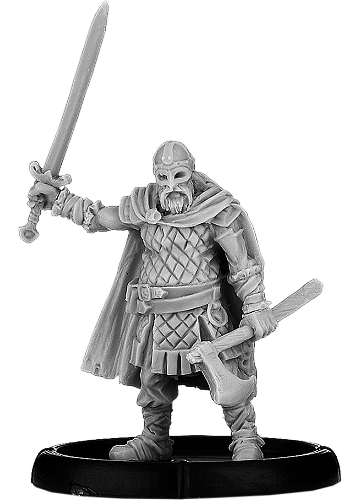 Warrior Kjartan of Jylland, Vísi of Hrafnen on Foot
