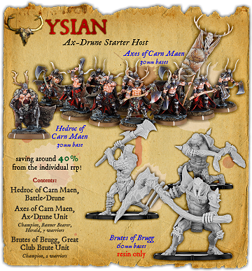 Ysian Ax-Drune Infantry Starter Host