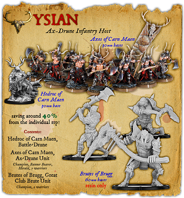 Ysian Ax-Drune Infantry Starter Host